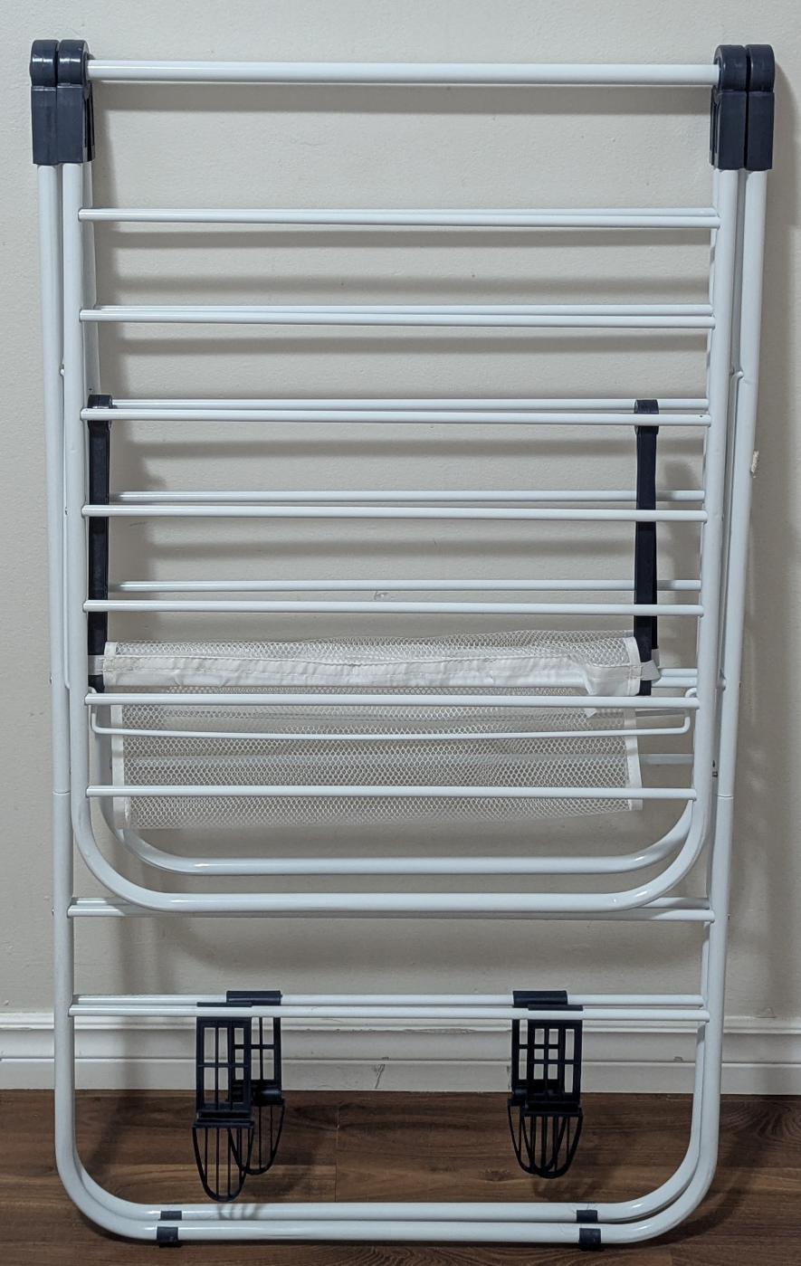 Foldable Clothes Drying Rack - White - photo 4