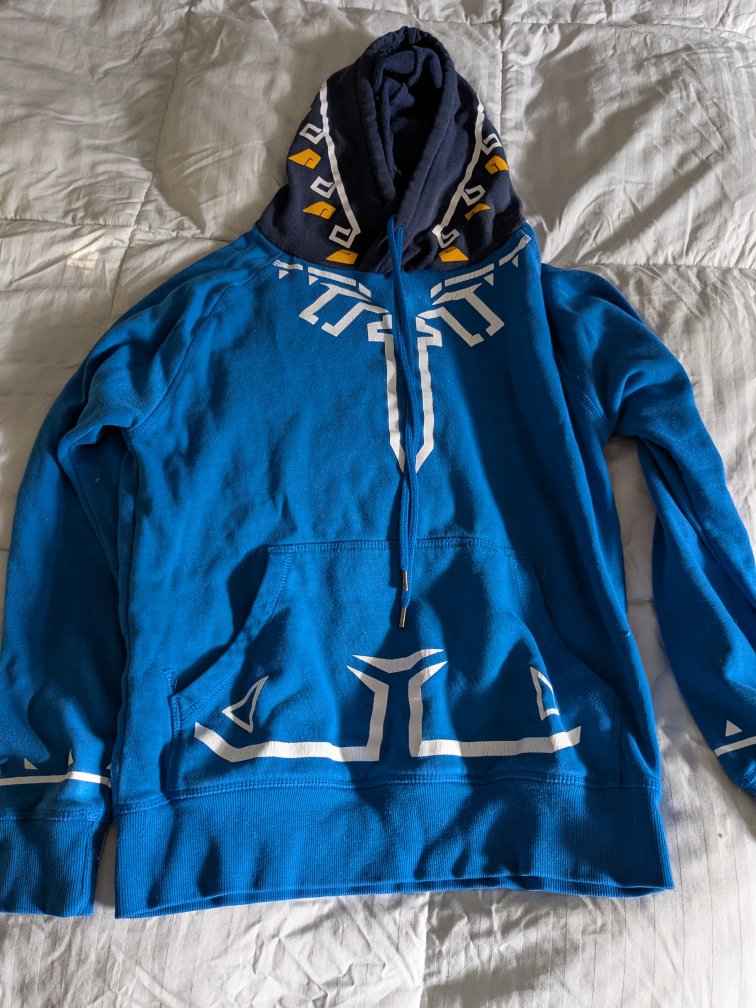 Legend of Zelda Breath of the WildHoodie - Blue