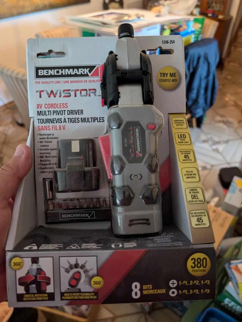 Benchmark Twistor 8V Cordless Multi Pivot Driver - New thumbnail