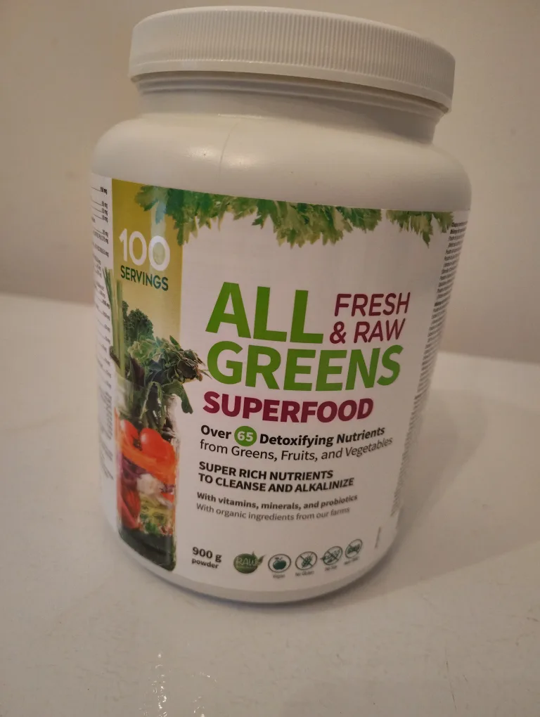 All Greens Fresh & Raw Superfood 900g thumbnail