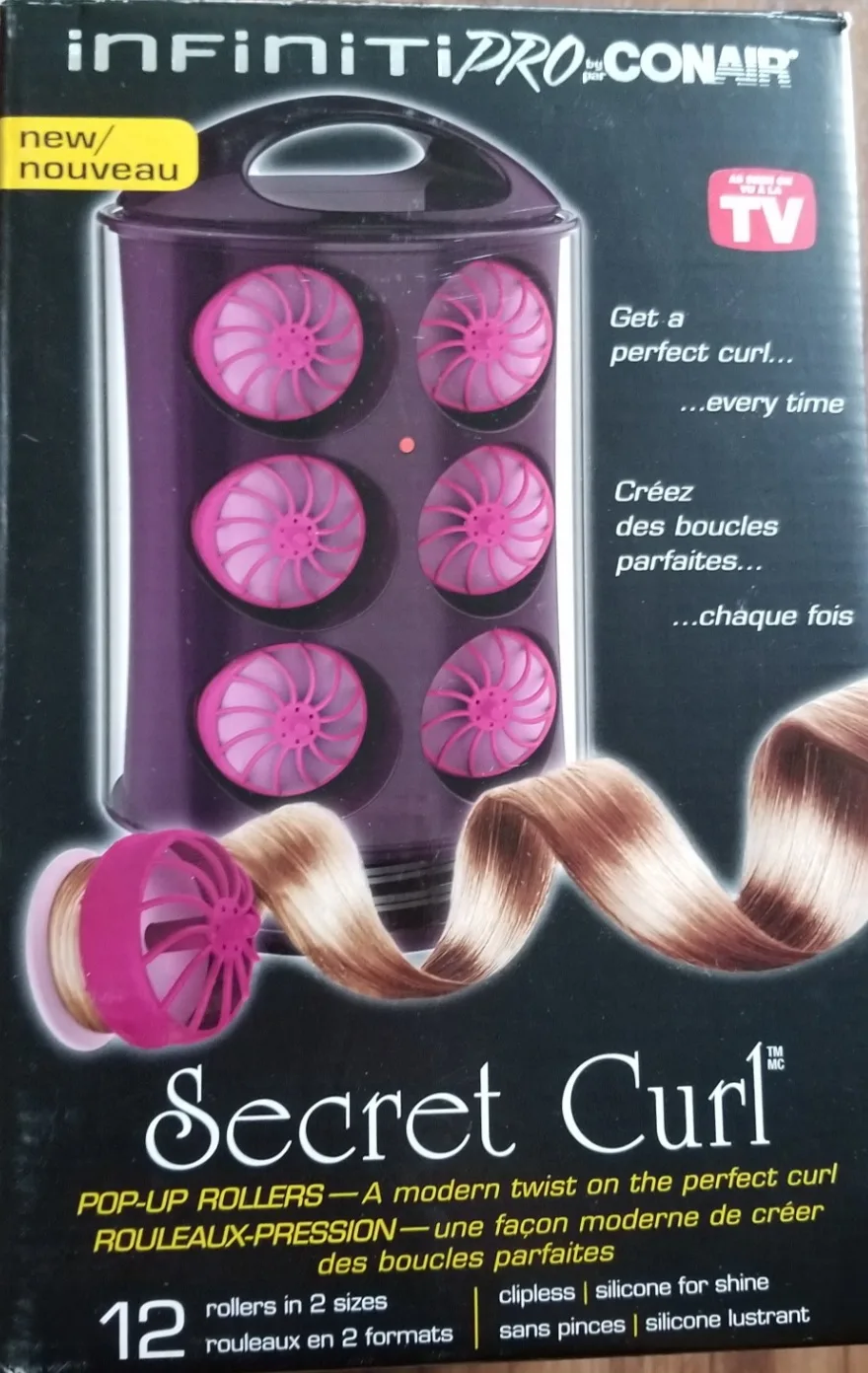 Infiniti Pro by Conair Secret Curl Pop-Up Rollers thumbnail