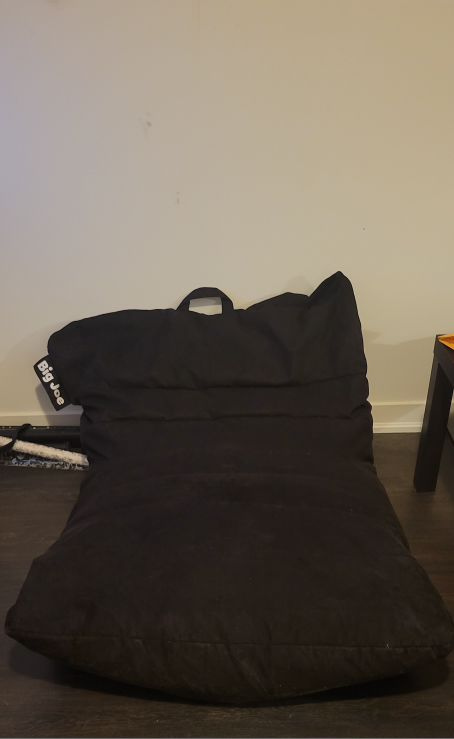 Big Joe Roma Black Bean Bag Lounge - photo 2