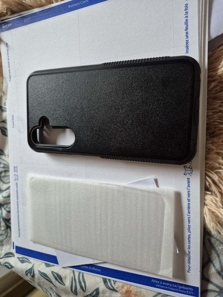 Black Phone Case & Screen Protector Samsung s24fe