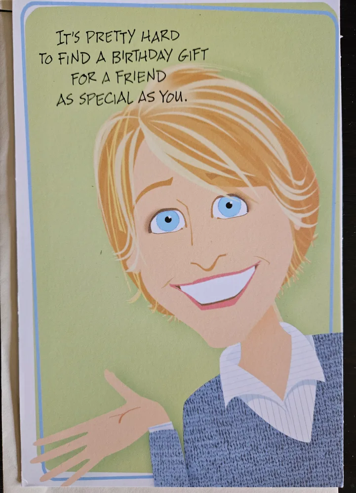 🥕 Ellen DeGeneres Greeting Cards - Set of 6. Mint condition image indicator(8)