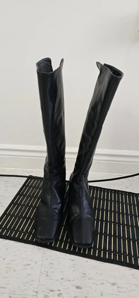 Black Knee High Boots - Size 7 thumbnail