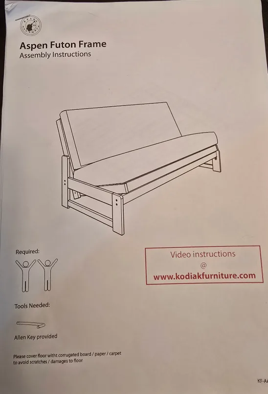 Aspen Futon - Blue image indicator(2)