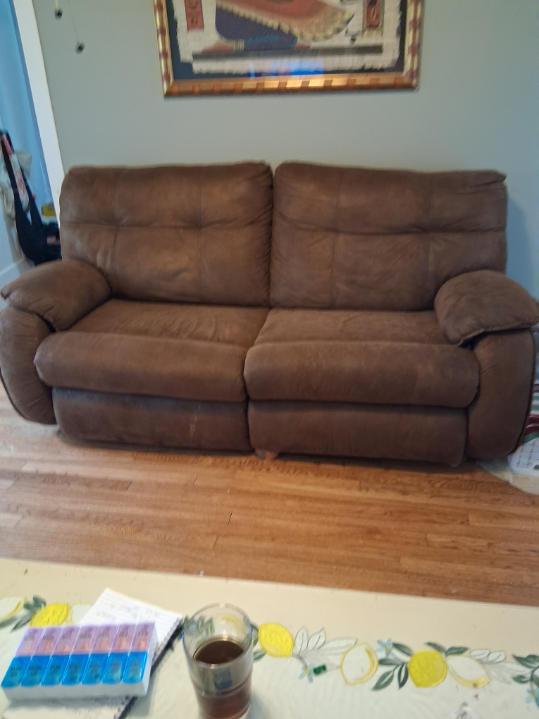 Brown Reclining  Sofa - photo 2