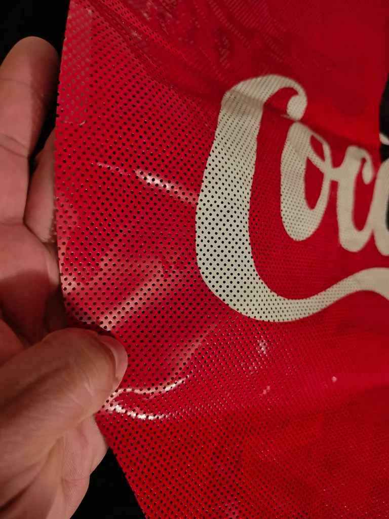 vintage old Coca-Cola Always vinyl/plastic Sign 24" image indicator(2)