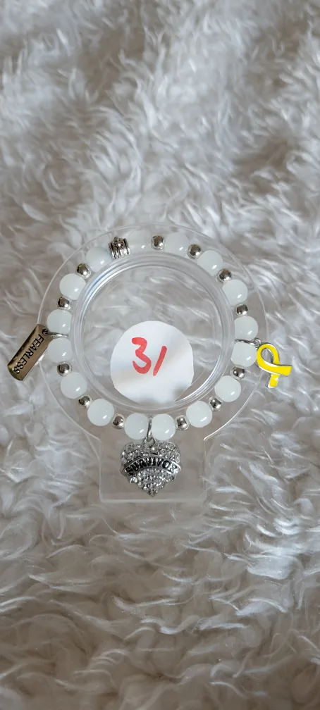 Buy 2 Get 1 FREE! Handmade Glass Bracelet with Charms (Batch 4) image indicator(4)