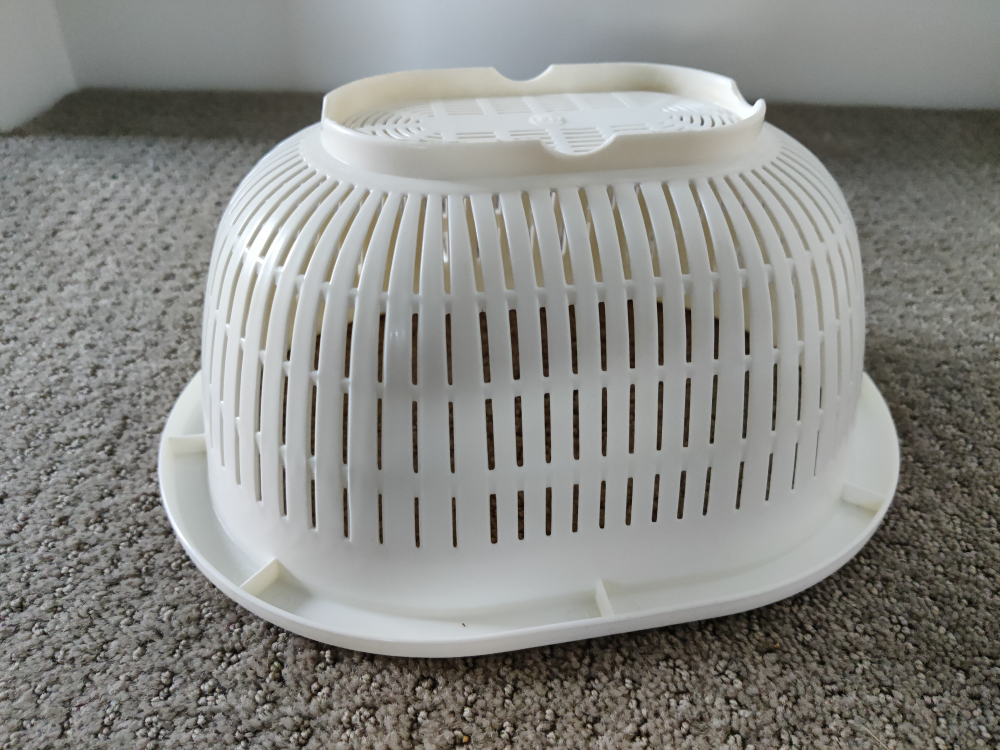 Colander / Strainer - White Oval with Hanging Hook - photo 5