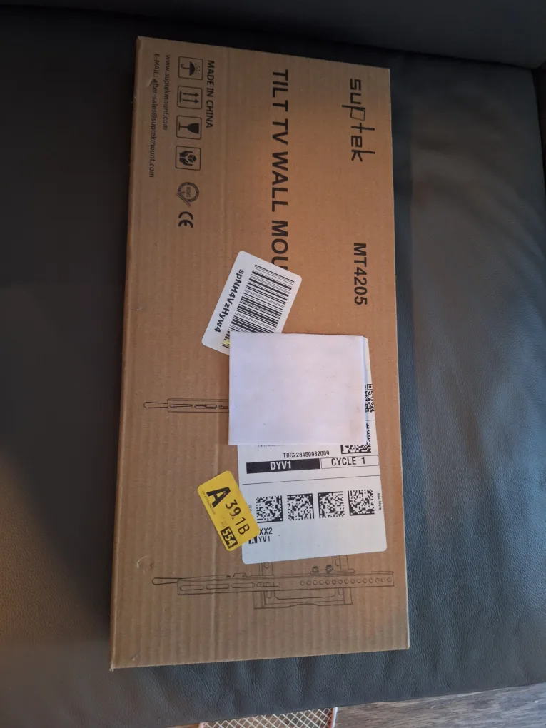 Suptek MT4205 Tilt TV Wall Mount, New in Box thumbnail