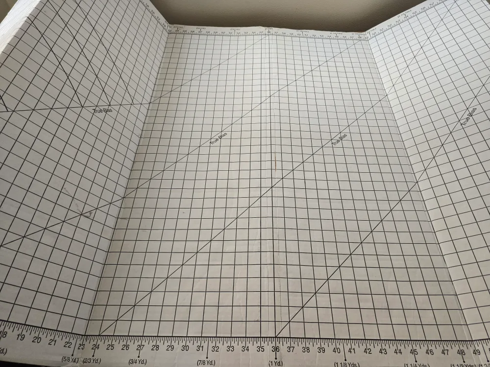 True Bias Pattern Draft board. 2 yds x 2 yds #freecycle thumbnail