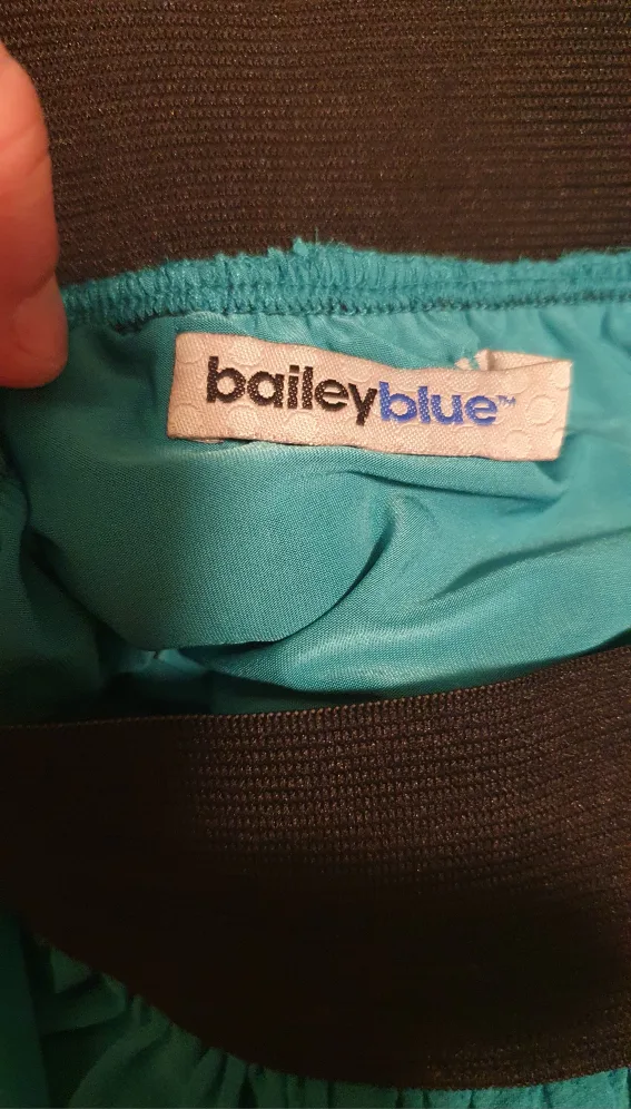 Bailey Blue Teal Maxi Skirt Size S (0361) image indicator(4)