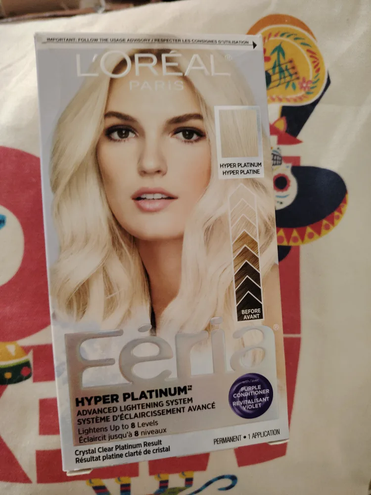 L'Oreal Feria Hyper Platinum Hair Dye thumbnail