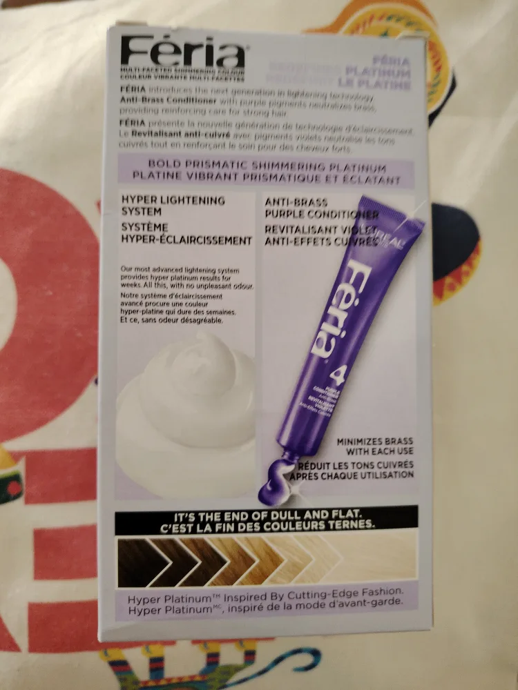 L'Oreal Feria Hyper Platinum Hair Dye image indicator(3)