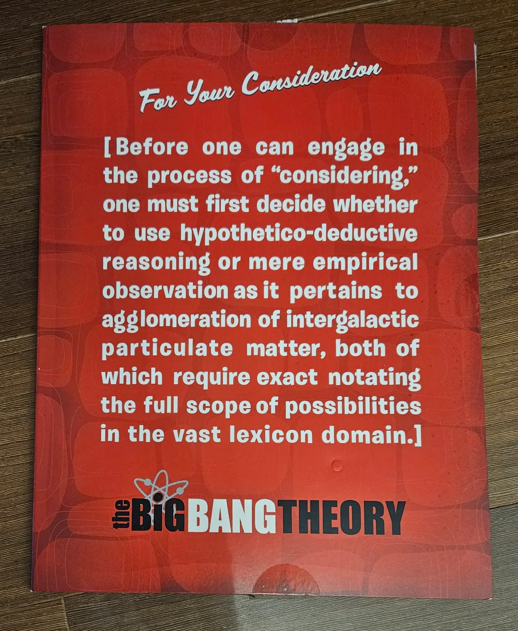 Big Bang Theory Board Game Comic-Con Promo Item RARE, MINT thumbnail