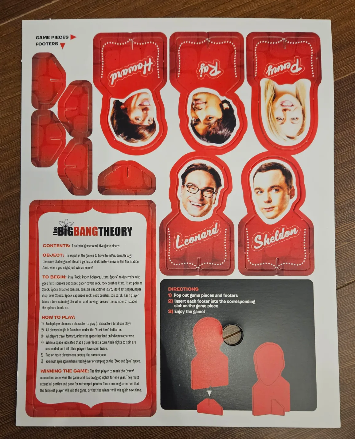 Big Bang Theory Board Game Comic-Con Promo Item RARE, MINT image indicator(3)