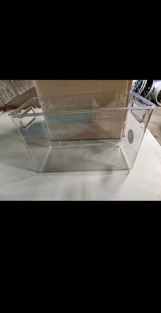 4pk mDesign Clear Plastic Storage Bin image indicator(3)