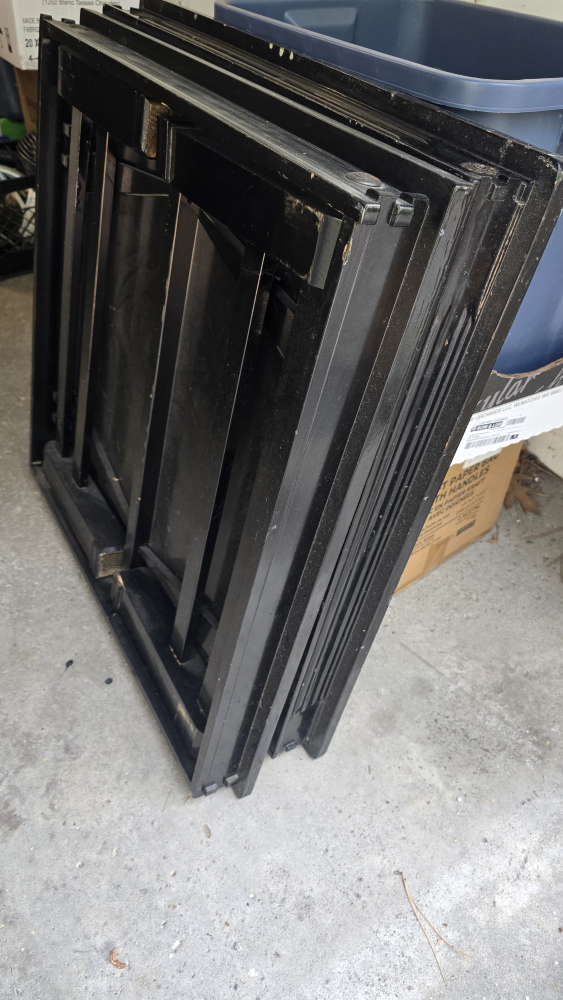 Black folderble LowTable - photo 2