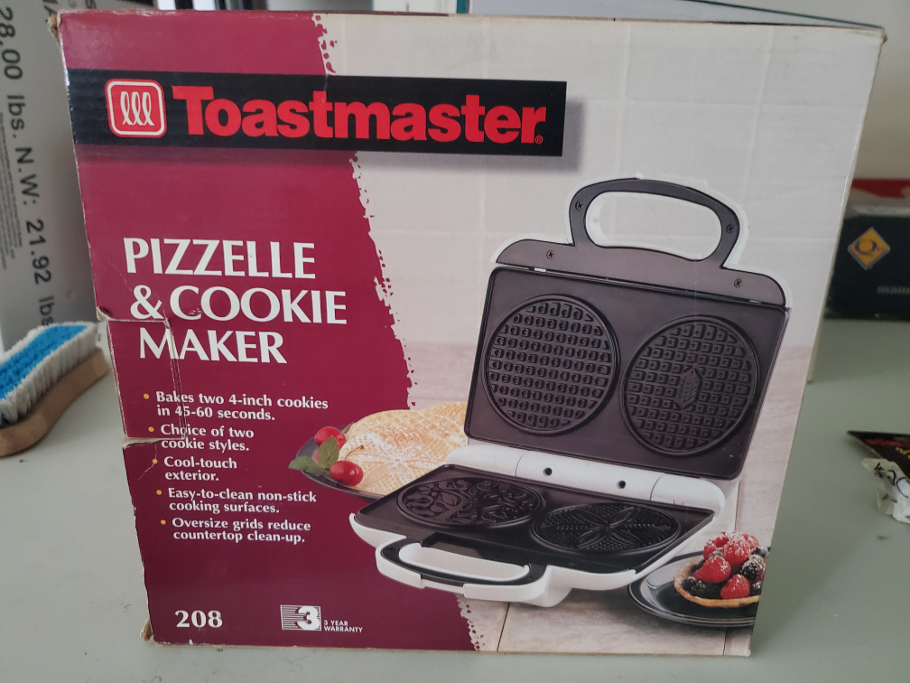 Toastmaster Pizzelle & Cookie Maker
