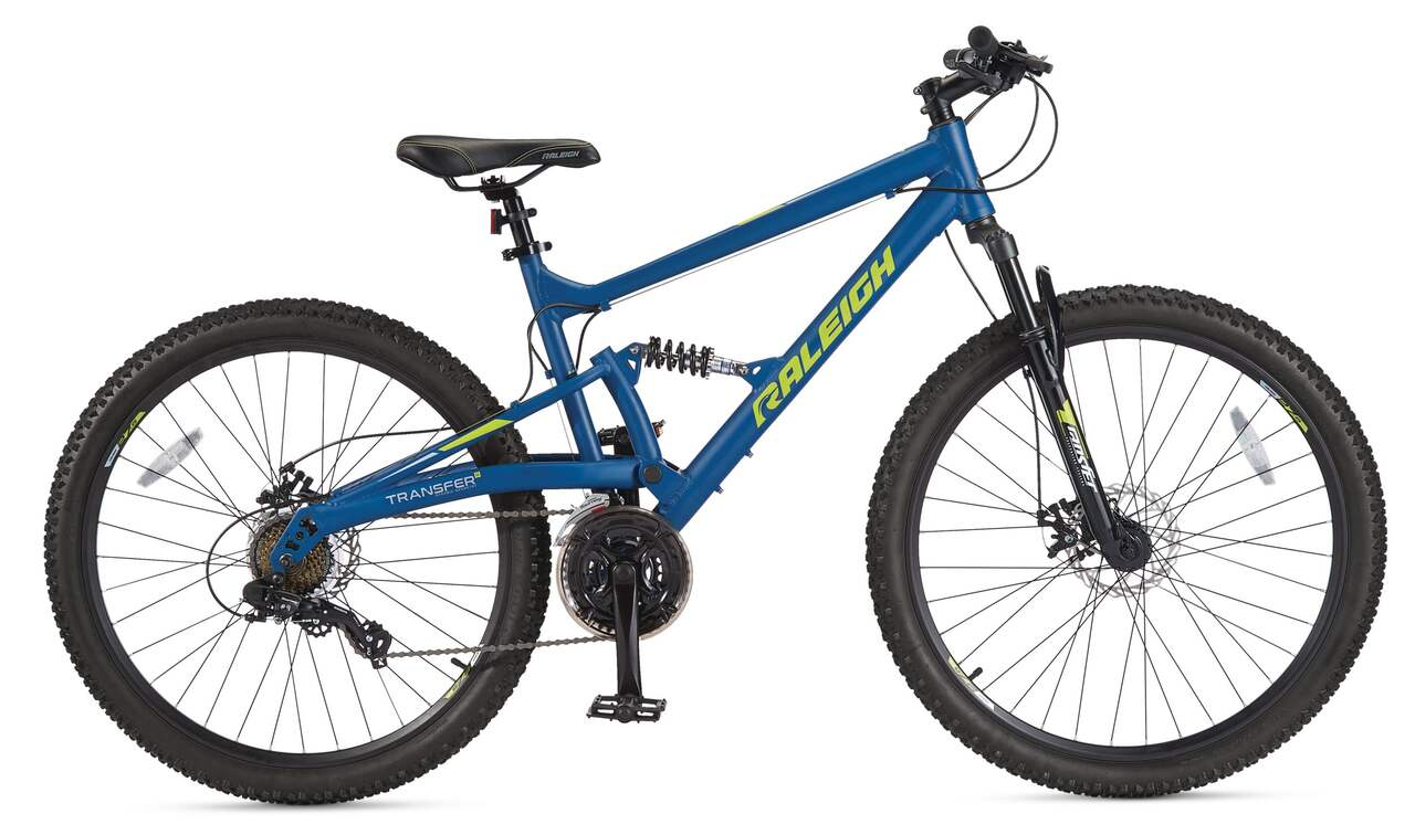Raleigh Tracker Full Suspension Mountain Bike Blue