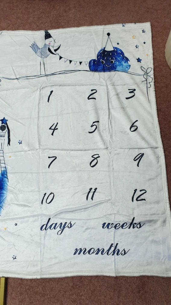 New, Baby Milestone Blanket - photo 3
