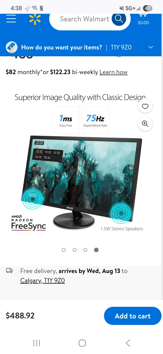 Asus Monitor with AMD Radeon FreeSync