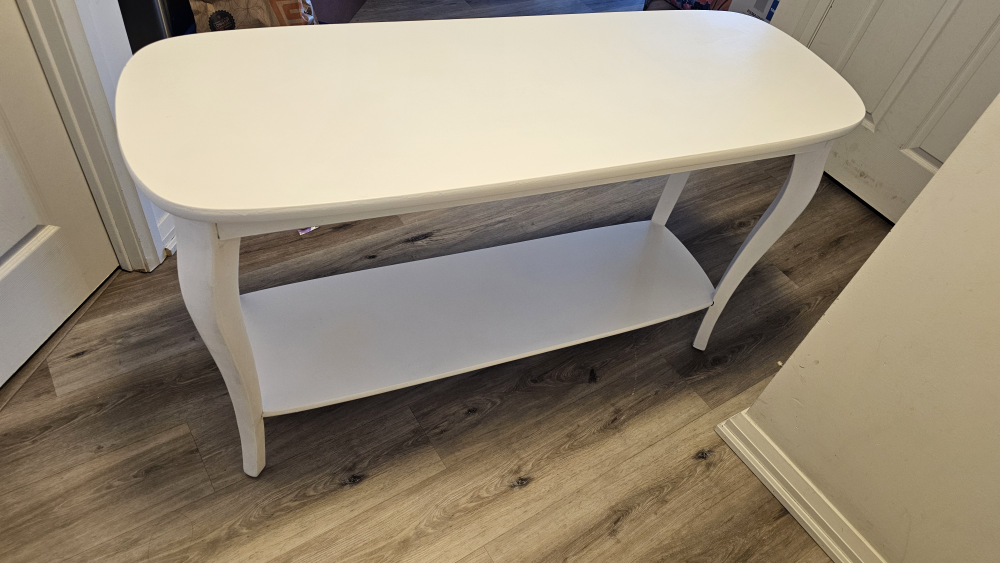 49 inch long multipurose white color table - photo 3