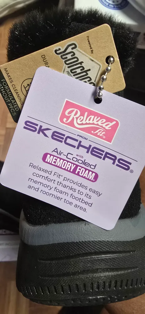 Skechers Relaxed Fit Air-Cooled Memory Foam Booties - Size 7.5 image indicator(5)