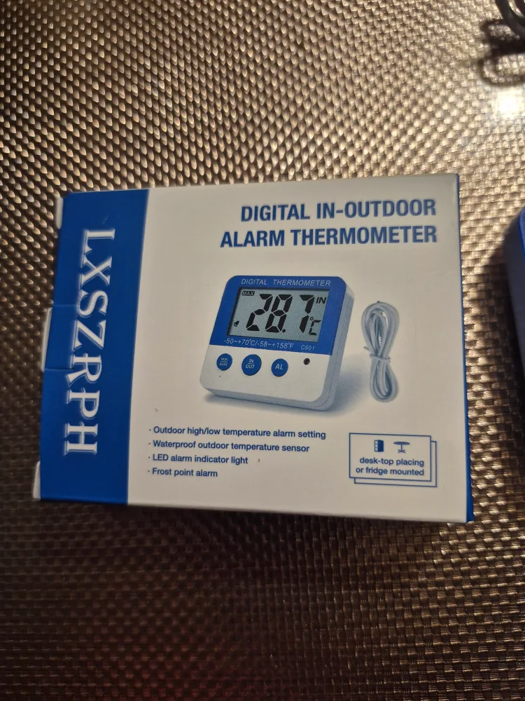 digital thermometer in/out function image indicator(5)