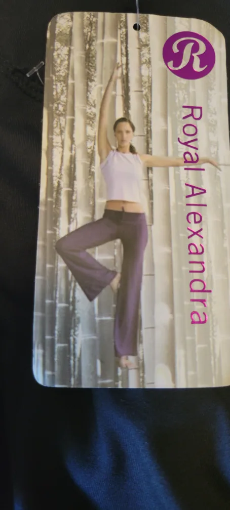 Royal Alexandra Black Yoga Pants - Size XL thumbnail