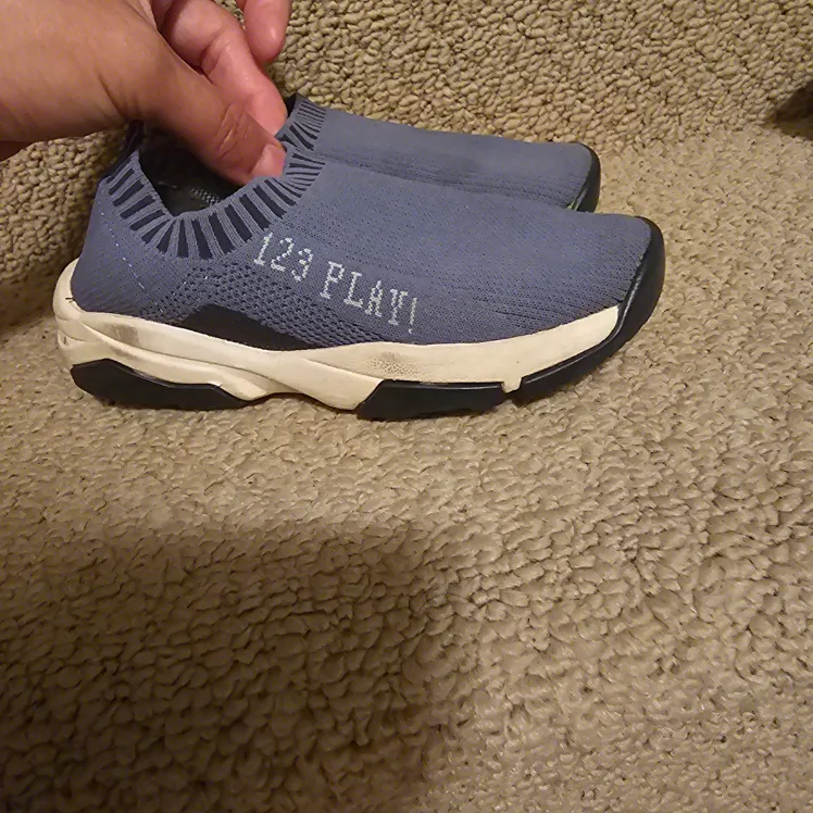 Zara Baby Blue Sneakers - Size 26 thumbnail