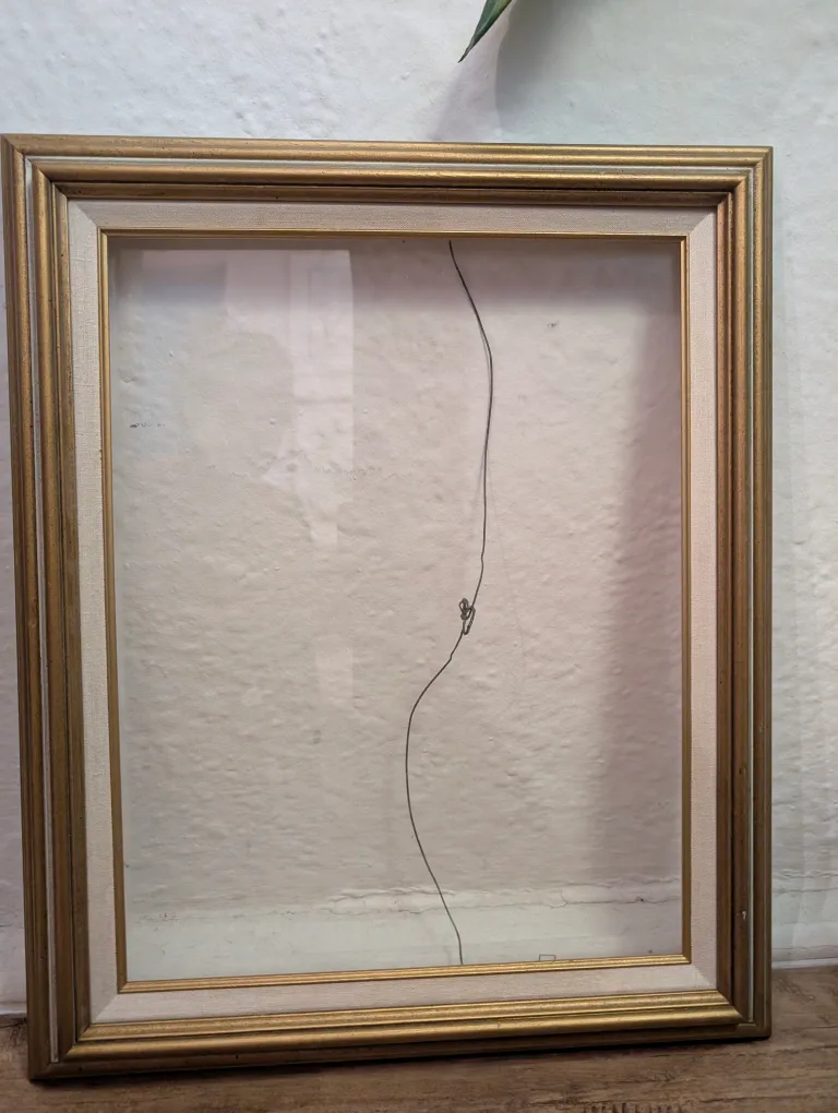 Ornate gold and white painting / picture frame image indicator(2)