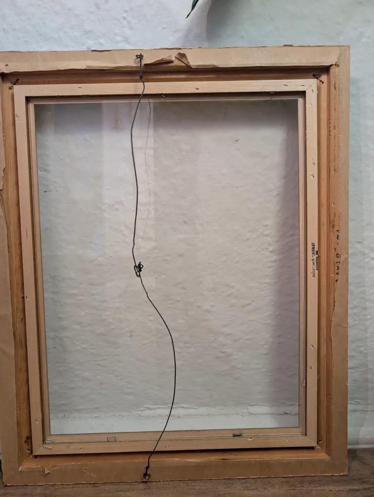 Ornate gold and white painting / picture frame image indicator(4)