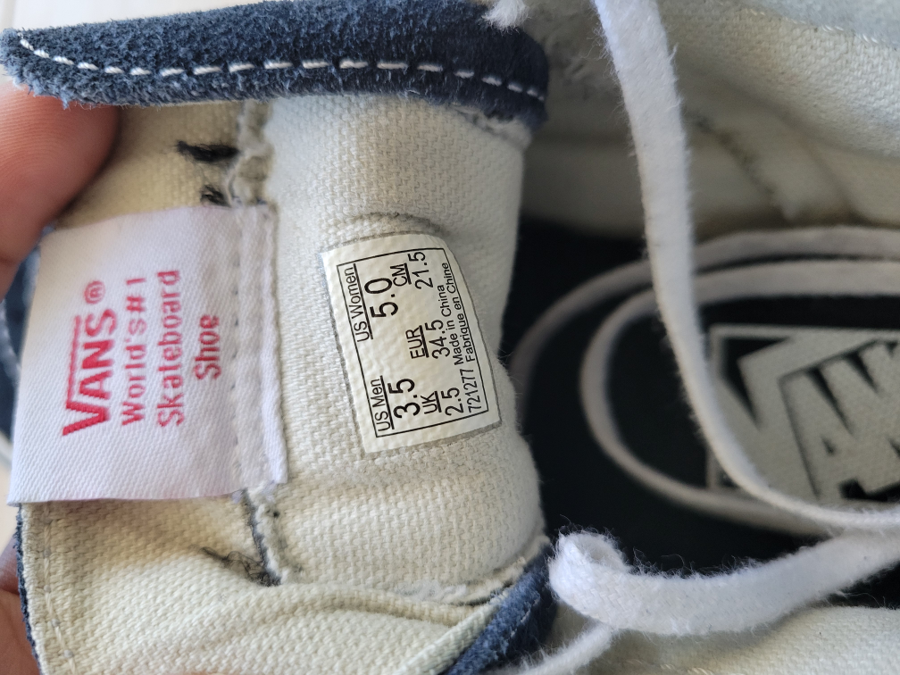 Vans Sk8-Hi Blue/White - Women's US 5 - photo 4