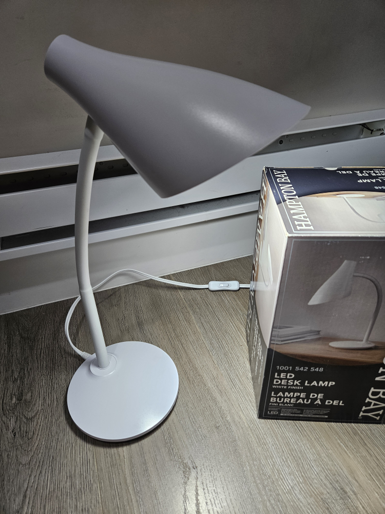 Hampton Bay LED Desk Lamp - White - photo 2