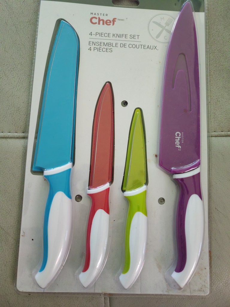 Master Chef 4-Piece Knife Set - New