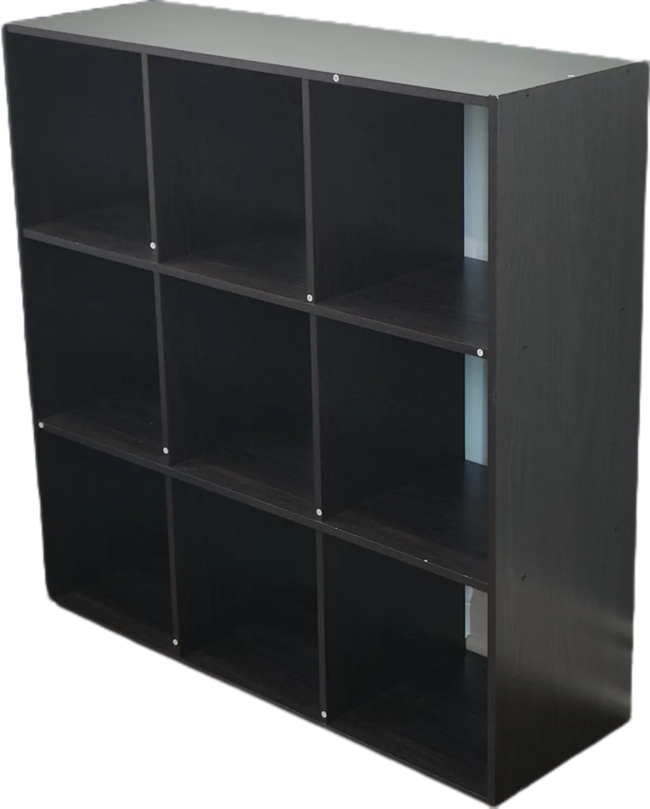 9-Cube Storage Shelf - Dark Brown thumbnail