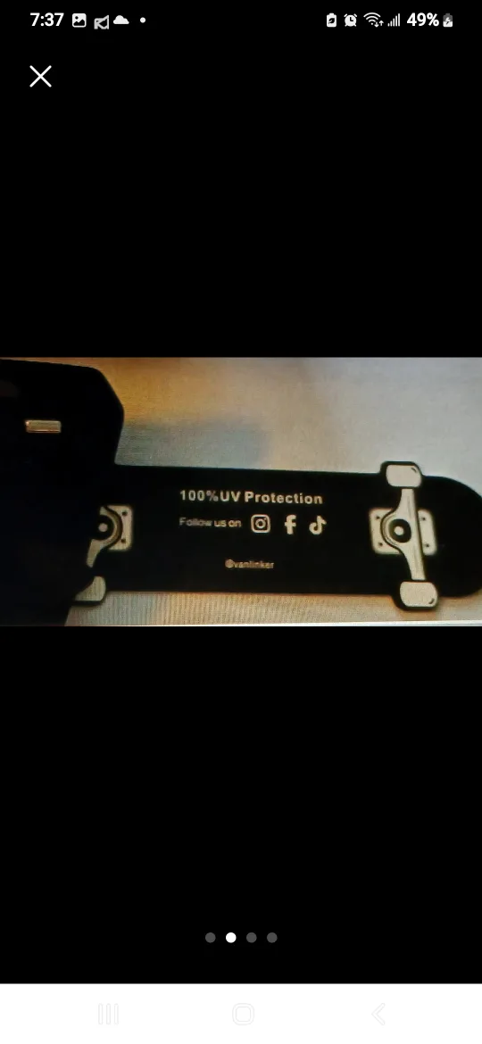 VANLINKER BLACK SUNNIES - NEW IN BOX image indicator(4)