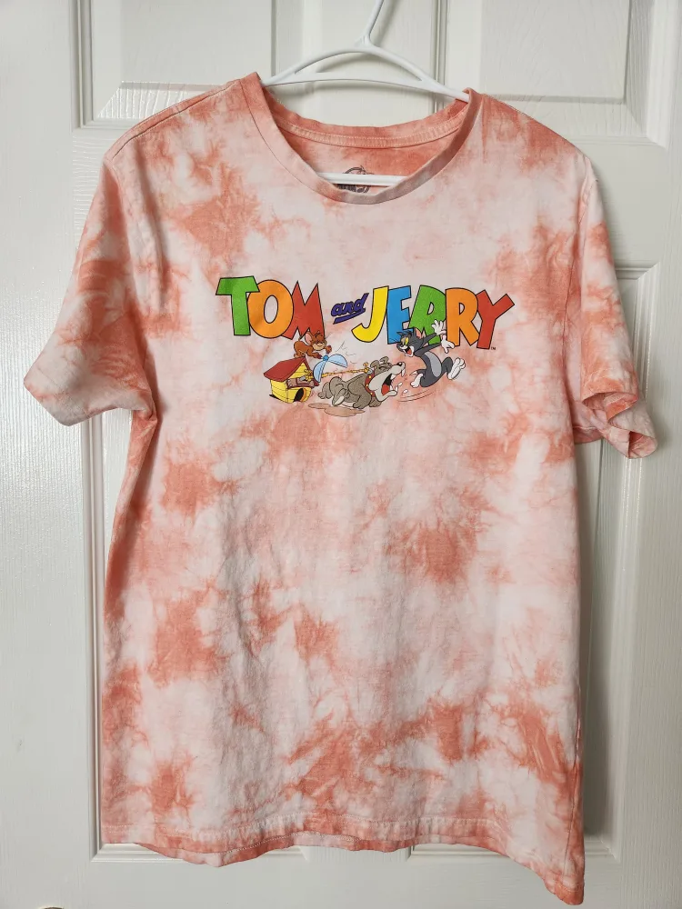 Tom and Jerry Tie Dye T-Shirt - Size M thumbnail