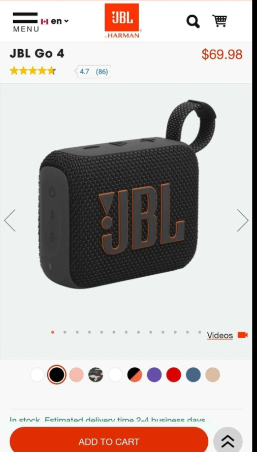 JBL Go 4 Portable Bluetooth Speaker - New in Box!
