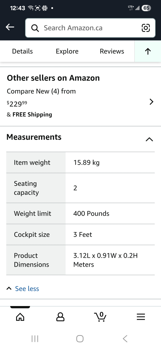 Intex Explorer K2 Inflatable Kayak - 2 Person - photo 4