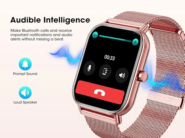 Rose Gold Smart Watch with Activity Tracker image indicator(5)