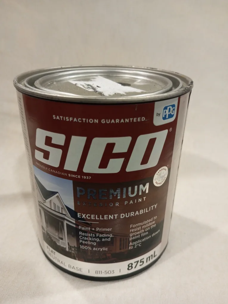 Sico Premium Exterior Paint Flat neutral base 875mL thumbnail