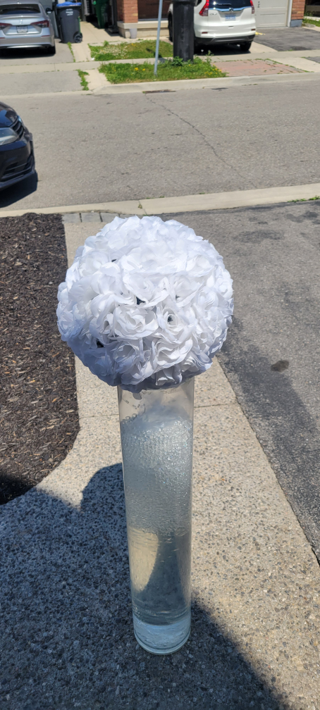 White Floral Centerpieces (Set of 2) - photo 2