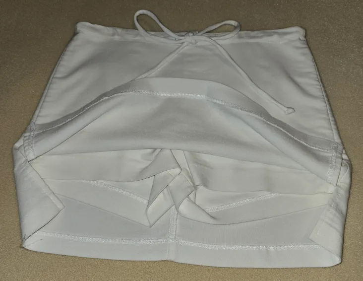 White Mini Skirt - Size xs-s thumbnail