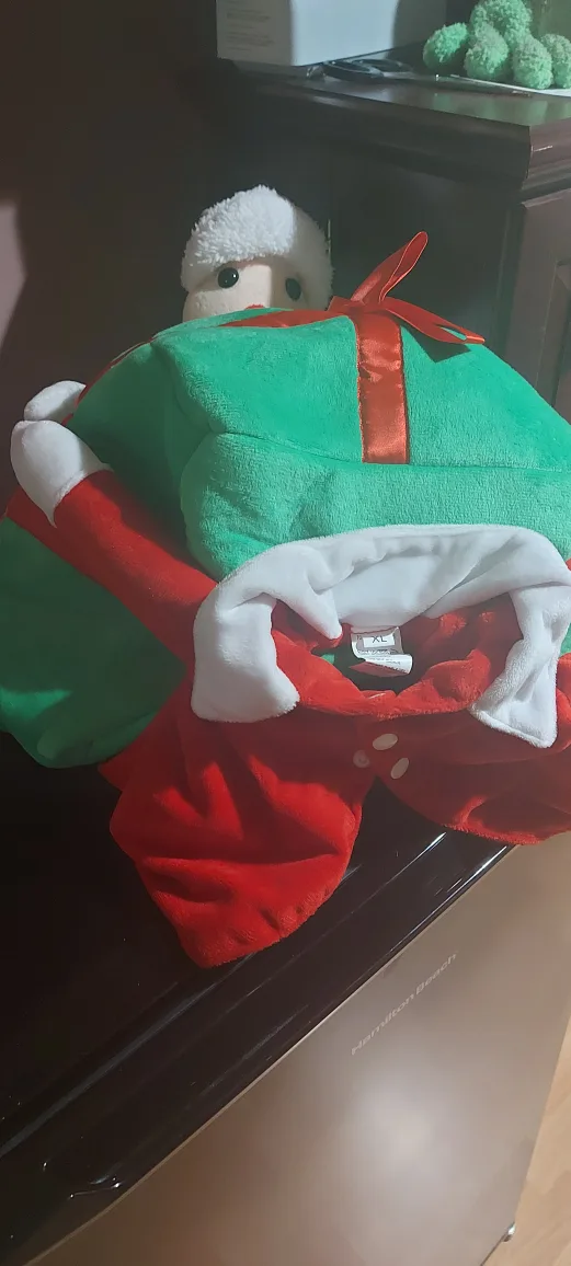 Santa Elf Dog Costume - Size XL image indicator(3)