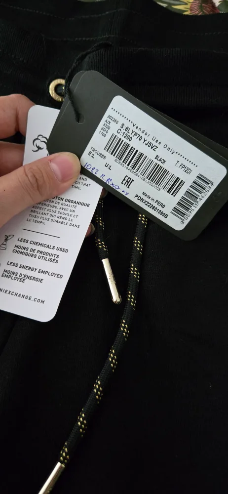 Armani Exchange Black Joggers - Size L - New with Tags! image indicator(3)