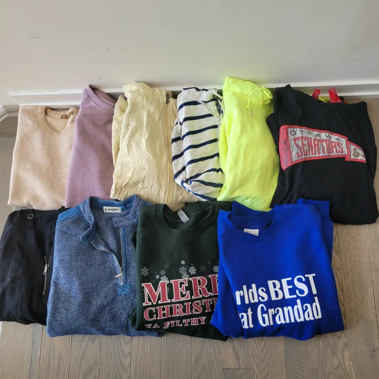 10pcs Lot Hoodies Sweatshirt Mix Large & XL thumbnail