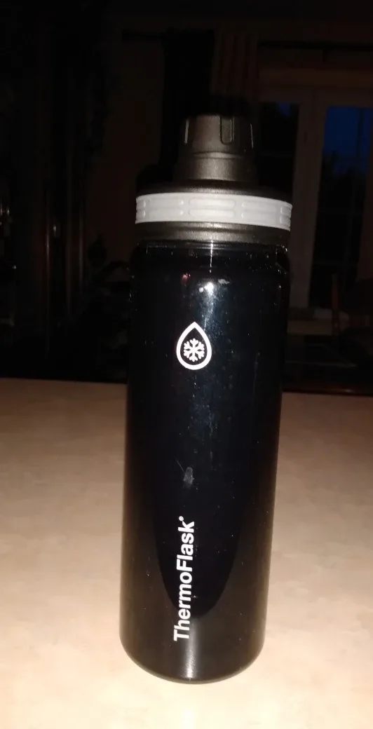ThermoFlask Water Bottle - Black thumbnail